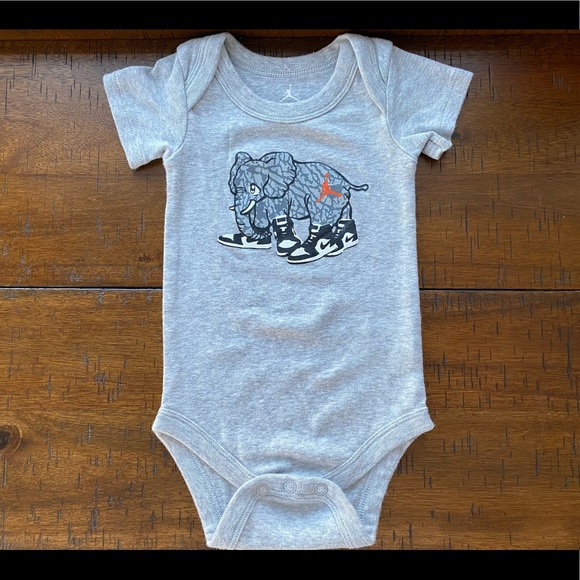 Jordan Other - •GUC•Jordan Elephant Sneaker Graphic Infant Onesie